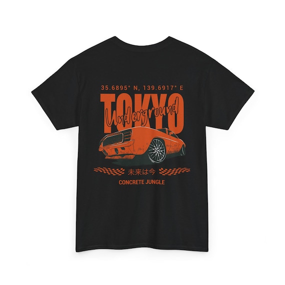 トップス UNTORN TOKYO FYYFF TEE Tokyo Underground Graphic Tee | Unisex Heavy Cotton T-shirt