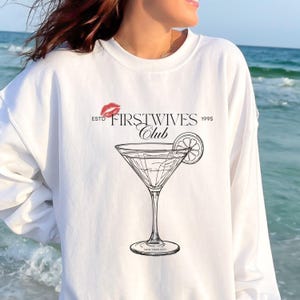First Wives Club Crewneck, Engagement Bachlorette Gift, Gildan Sweatshirt, Newly Devorced Gift for Her