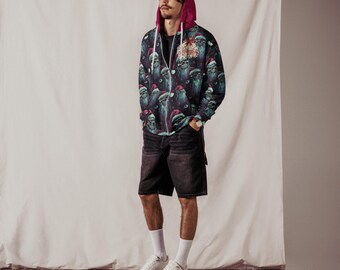Zombie Santa Christmas Hoodie