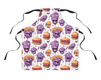 grimace burger apron