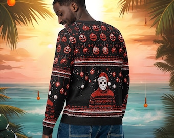 Jason Vorhees | Ugly Sweater | Knitted crew neck sweater