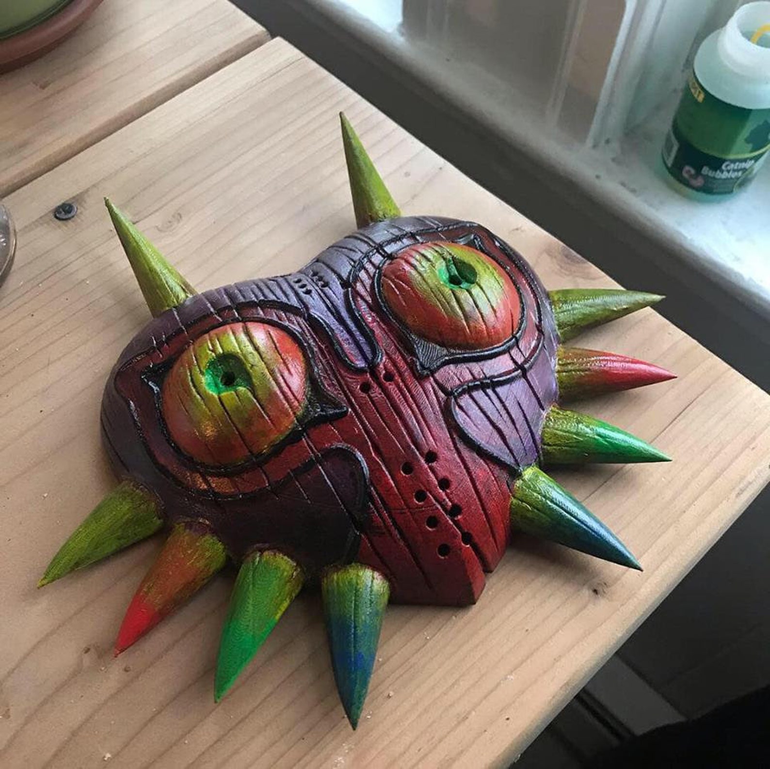 Masque Majoras Réplique de masque Zelda 1/2 échelle Etsy France