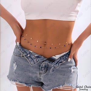 Waist Body Chain, Summer Body Chain, Belly Chain, Waist Chain, Hips Chain, Bikini Chain, Beach Body Chain Gift For Her, Use Long Time