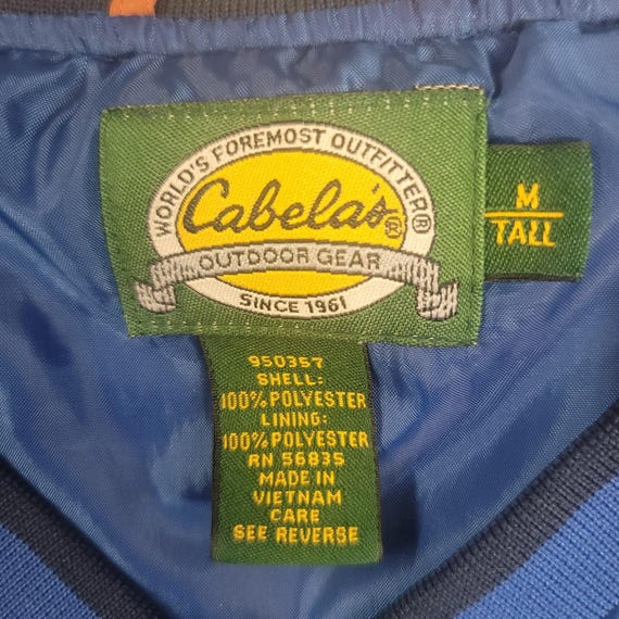 Veste Coupe-vent Cabela's Windcrest Homme - 2XL Vert - Imperméable Avec Poches