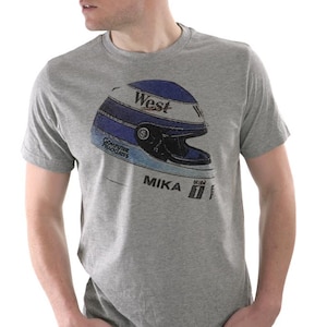 Mika Hakkinen Helmet Formula 1 T Shirt