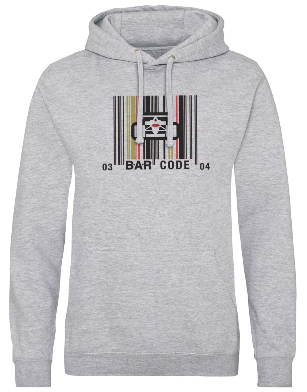 B.A.R Racing Team Barcode Hoodie - Etsy
