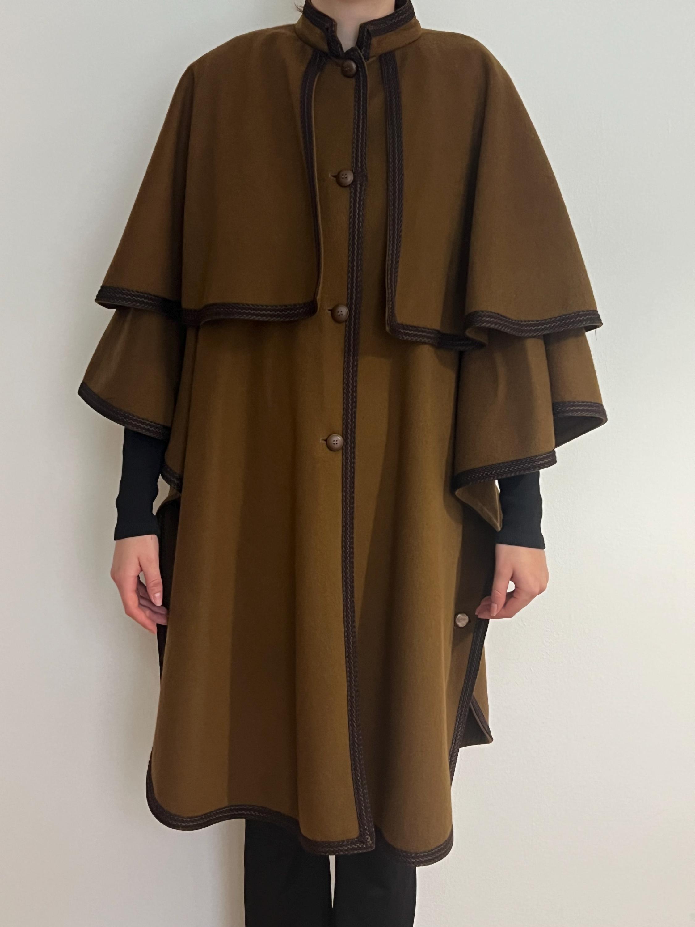 Vintage Yves Saint Laurent ケープ コート 【公式通販】