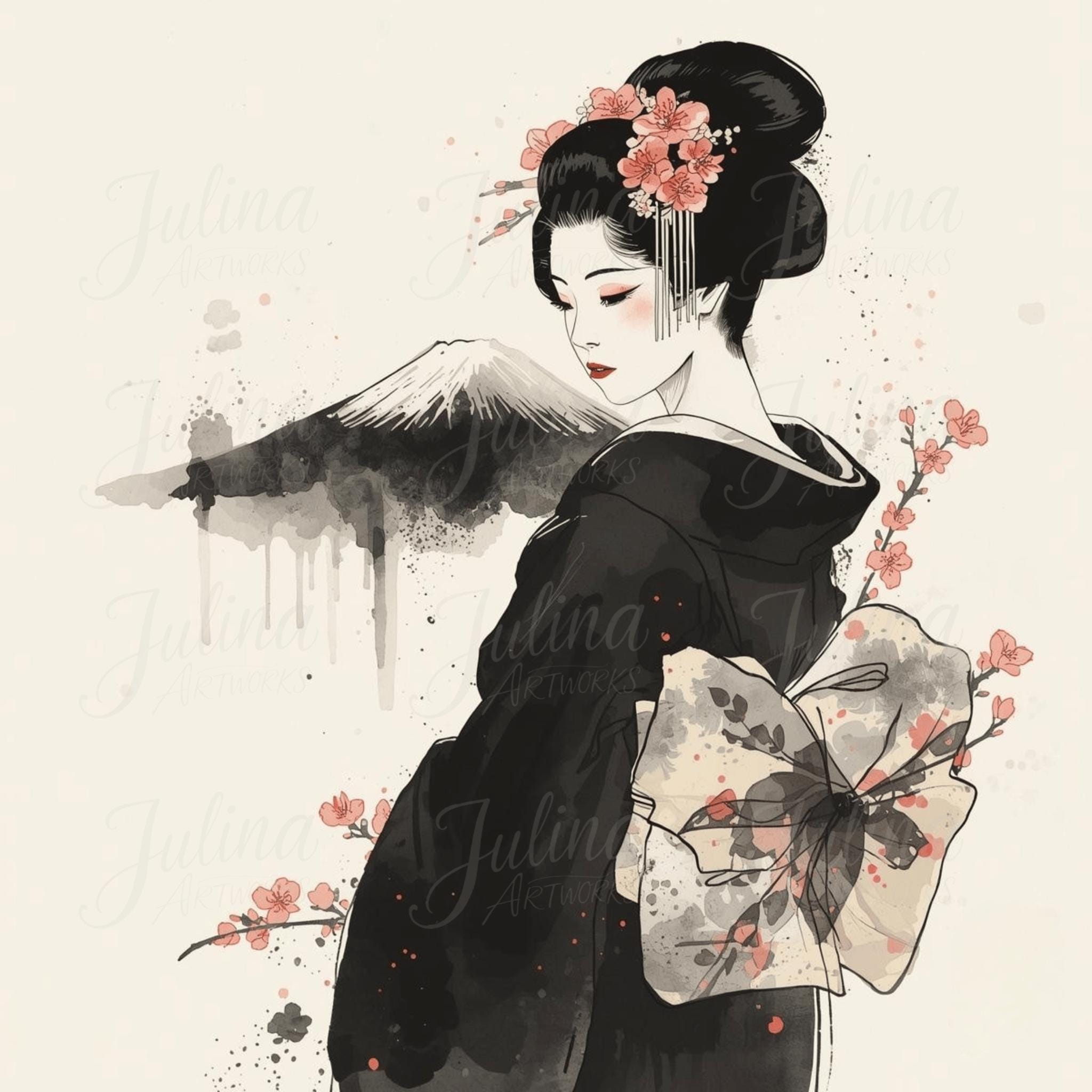 Sumie Sumi E - Etsy
