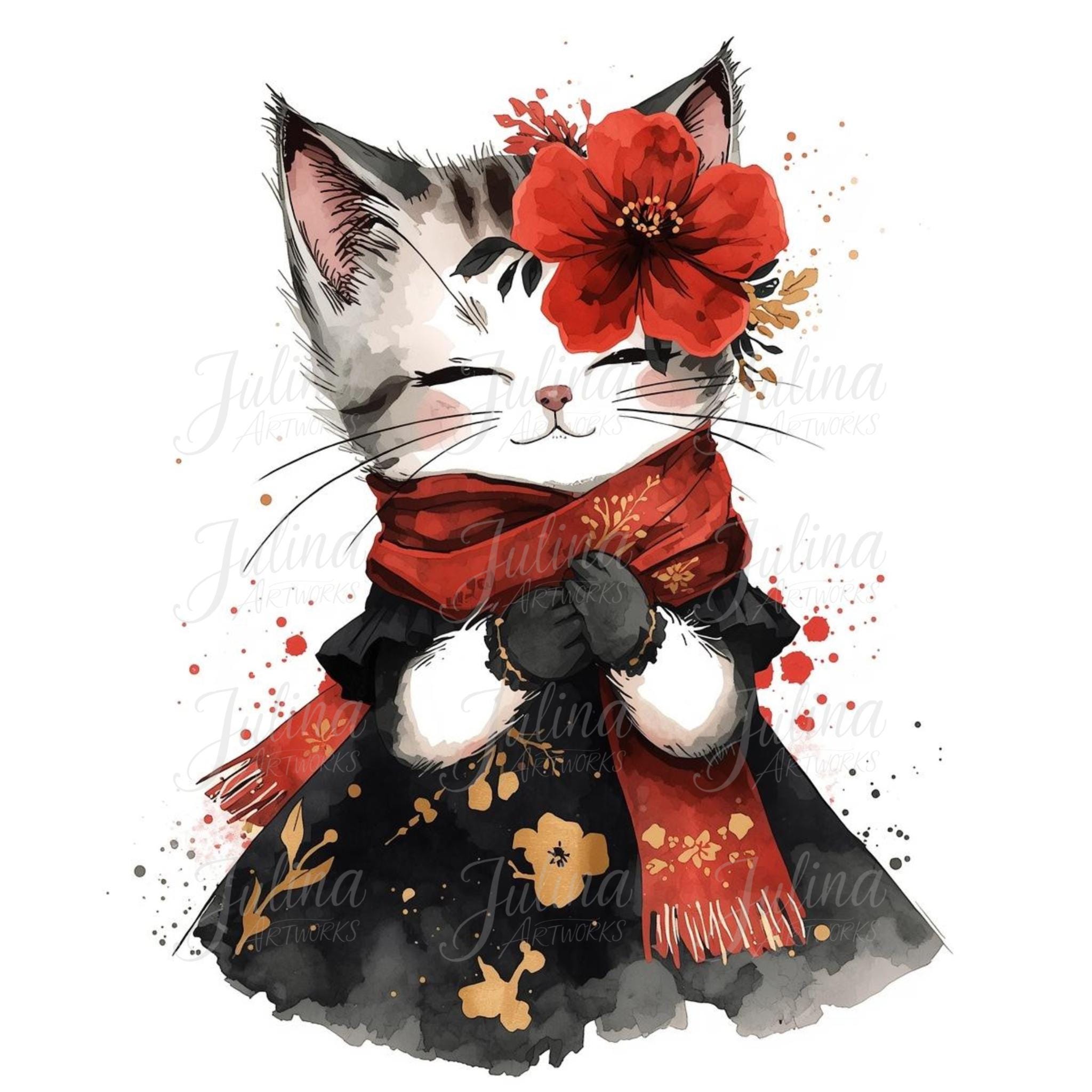 ❁ ねこ ❁ Cute Cat Neko Zen - Etsy