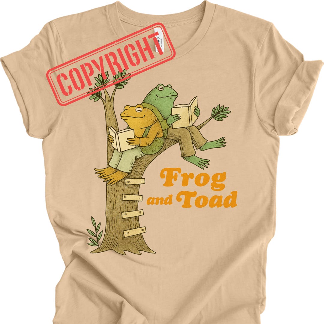 Cute Frog Friends Reading PNG, Whimsical Toad PNG, Book Lover Gift ...