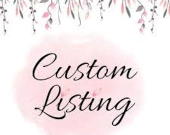 custom listing for shipping charge