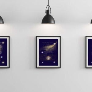 Yoga Wall Art | Spiritual Wall Art | Meditation Mantra Prints | Inspirational Vedic Wisdom  3 Bhagavad Gita Posters  Spiritual Gifts