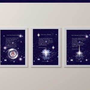 Spiritual  Wall Art Prints | Mindfulness & Inner Peace | Digital Download | Yoga  Meditation Poster Set