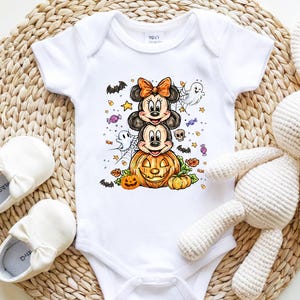 ミッキー＆ミニーマウス ハロウィン スウェットシャツ：パンプキン スプーキー シーズン