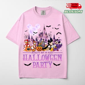 Maglietta Comfort Colors per la festa di Halloween non così spaventosa di Topolino