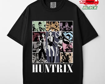 Maglietta Huntrix Demon Hunters Comfort Colors, Maglietta Huntrix Vintage, Maglietta Huntrix Fan, Merchandising Demon Hunter, Regalo per Fan Kpop, Maglietta Kpop Lover