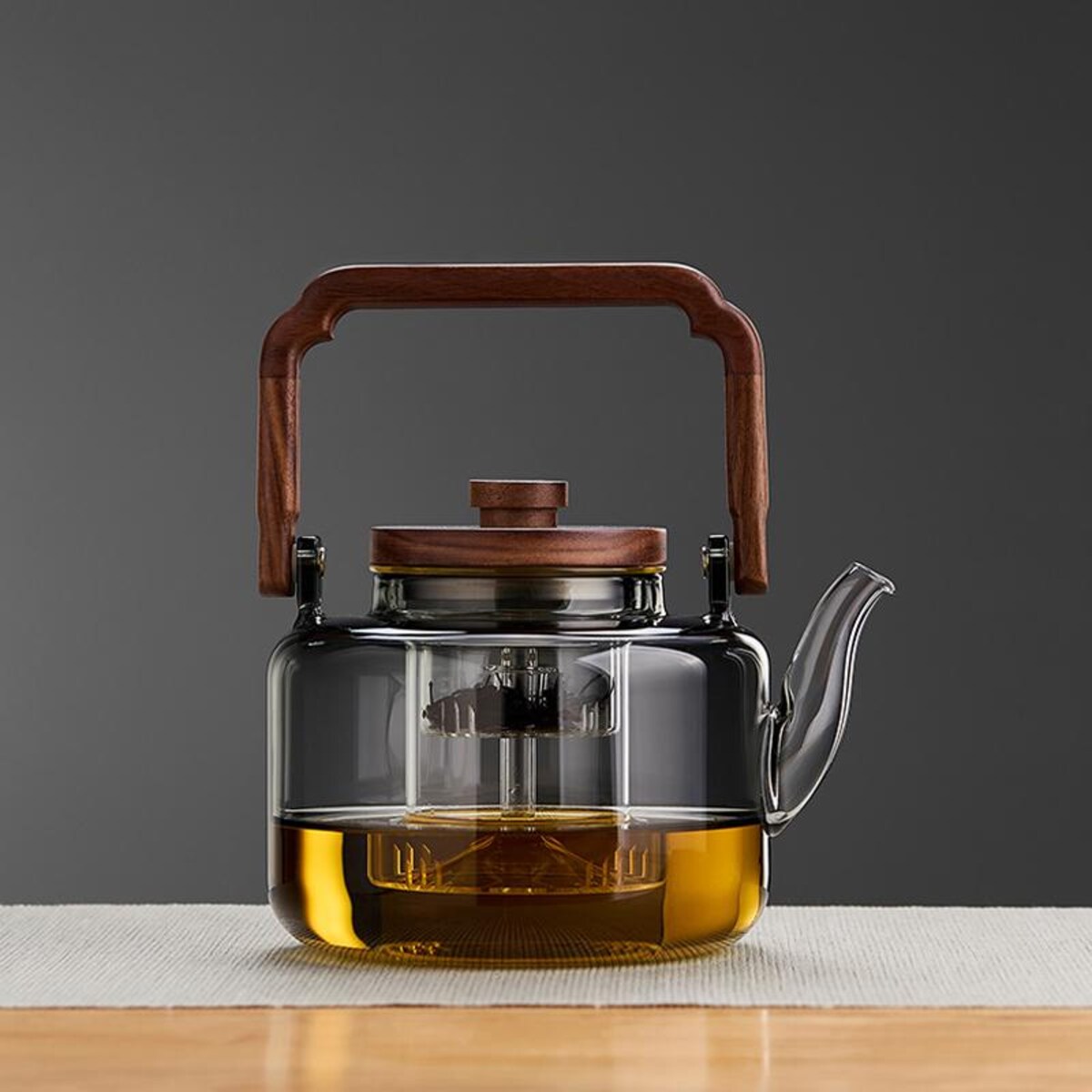 Borosilicate Glass Teapot With Infuser: Heat-resistant Clear Tea Set - Etsy