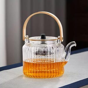 Glass teapot | steaming tea maker | household filter kettle | electric ceramic kettle | glass tea set | tea party set | housewarming gift
