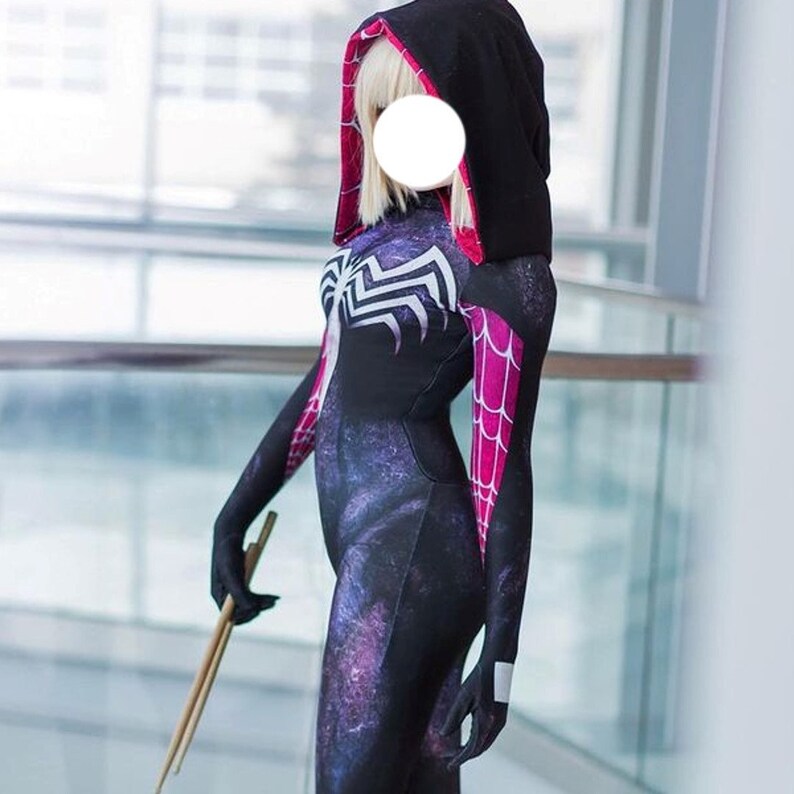 Halloween Women Venom Gwen Stacy Cosplay Costume Symbiote Etsy Australia