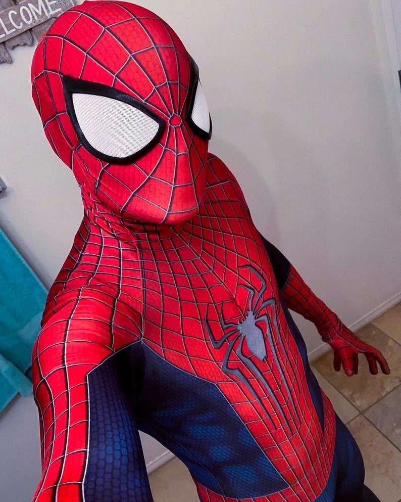 The Amazing Costume Spiderman Cosplay Costumecostume Spider - Etsy