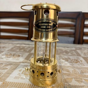 マイナーズ　カンブリアン OIL LAMP ADJUSTABLE　WICK Miners Oil Wick Lamp - Etsy