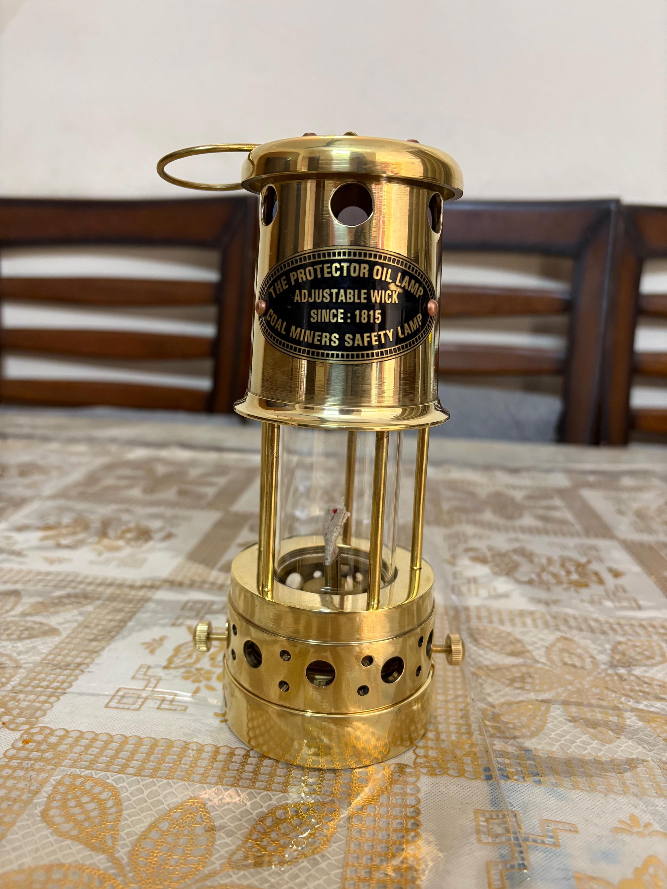マイナーズ　カンブリアン OIL LAMP ADJUSTABLE　WICK Miners Oil Wick Lamp - Etsy