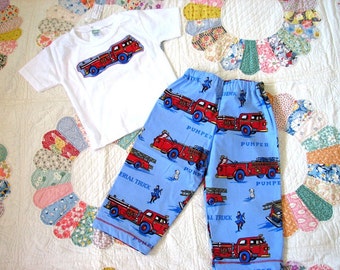 Fire Engine Lounge Set size 18 months