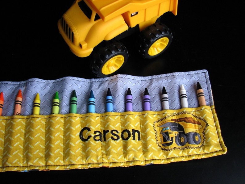 Personalized Crayon Roll image 1