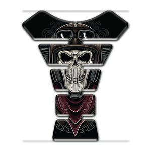 Custom 3D Tank Pad Sticker – Motorcycle & Trike Fuel Tank Protector – Weatherproof Domed Vinyl Decal Guard