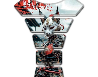 Motorcycle Tank Pad Sticker – 3D Resin Gel Tank Protector for Fuel Tank Protection