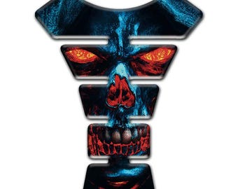Motorcycle Tank Pad – 3D Resin Gel Fuel Tank Protector | Waterproof Anti-Scratch Motorcycle Decal