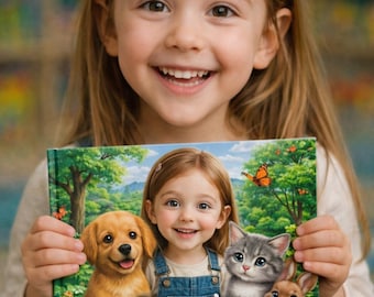 Personalized Kids Storybook: Custom Animal Friends Photo Book