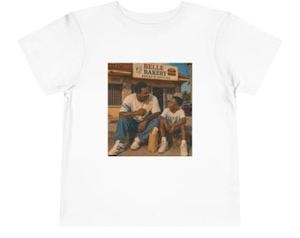 Haitian Bakery Toddler Tee | Caribbean Nostalgia Shirt | Little Haiti Miami Kids T-Shirt | Haitian Heritage Gift | Cultural Graphic Tee