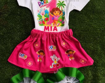 Custom Dora The Explorer Birthday Outfit