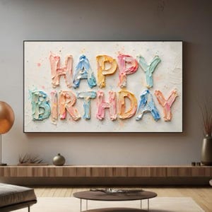 birthday display art