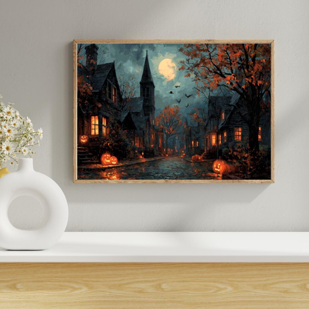 8*！様 【ハロウィン②】アクリル画 F3 風景画 絵画 8*！様 【ハロウィン②】アクリル画 F3 風景画 絵画 - メルカリ