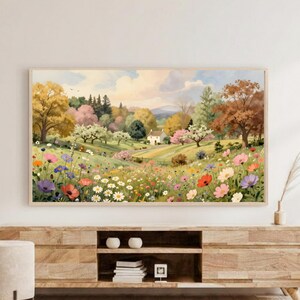 wild flower wall art