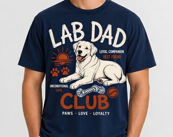 Felpa con cappuccio per papà di cane, maglietta divertente per cani, regali per papà di Labrador, maglietta per la festa del papà, maglietta alla moda