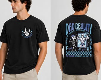 Funny Fatherhood Skeleton Dad Shirt Cool Papa Gym Hoodie New Dad Gift Fathers Day Tee