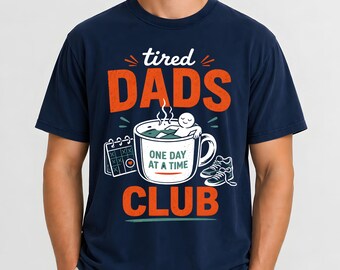 Maglietta Dad Club Paternità Divertente Festa del Papà Scherzo Nuovo Regalo Papà Compleanno