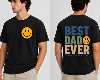 Maglietta "Il miglior papà di sempre" - Divertente regalo per il papà, per il compleanno del neo papà, tendenza, colori comodi.