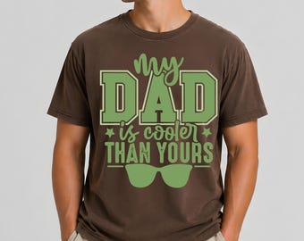 Maglietta con grafica "Papà è più figo del tuo" Regalo per la festa del papà Dada Trendy