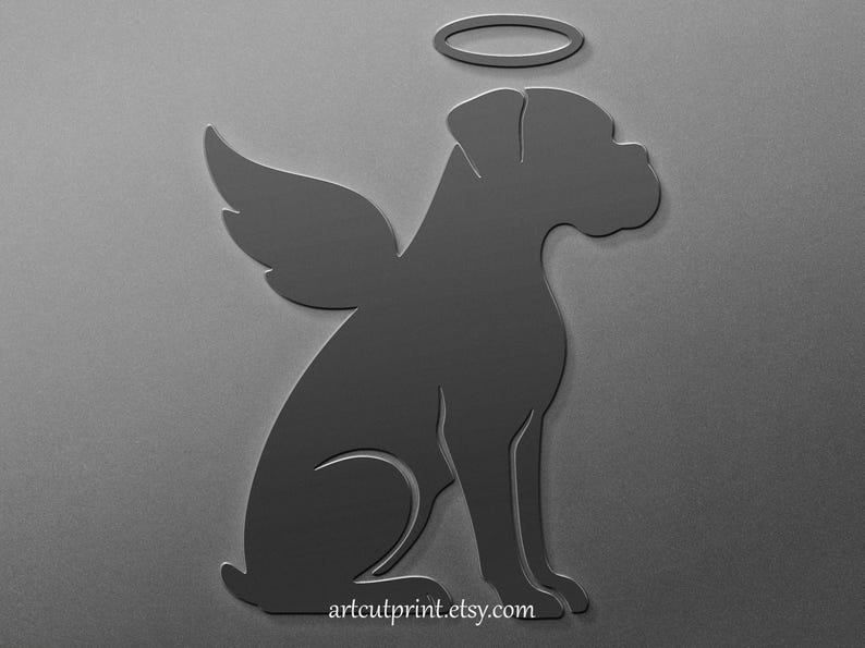 Simple Boxer Dxf Boxer Dxf - Boxer Dog SVG & PNG Clipart: Single Cut Out File for Cricut ...