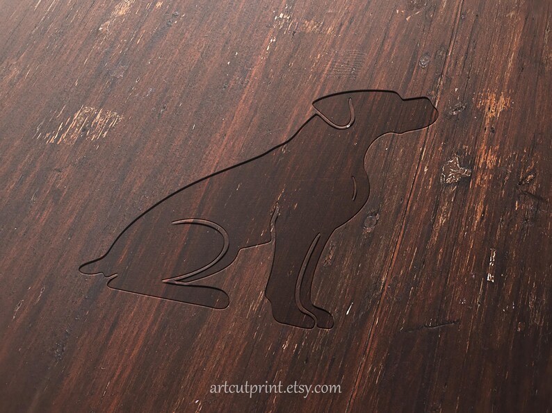 Simple Boxer Dxf Boxer Dxf - Boxer Dog SVG & PNG Clipart: Single Cut Out File for Cricut ...