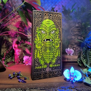 Creature from the Black Lagoon Tiki Wood Carvings