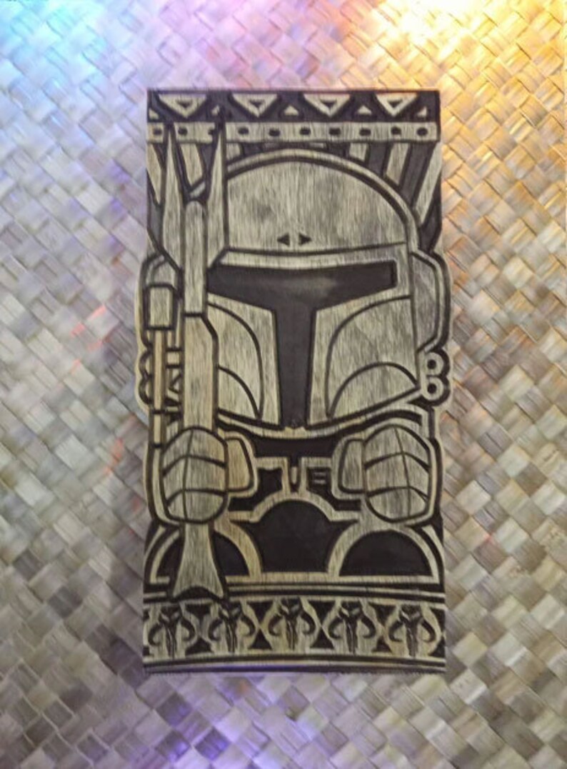 mandalorian tiki mug