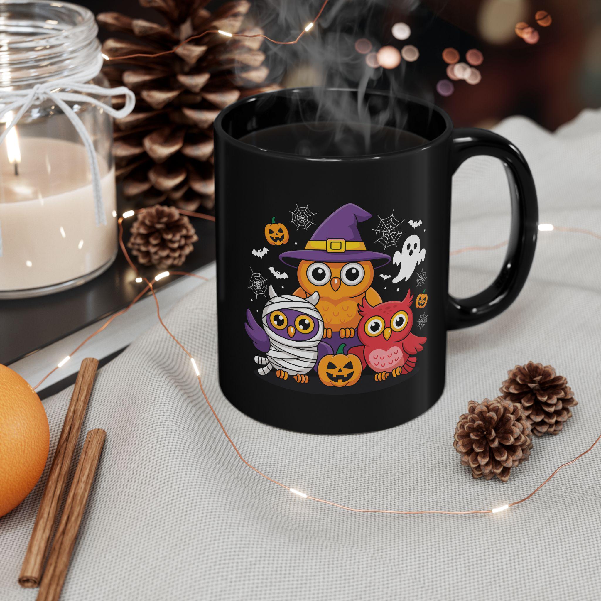 Owl Mug, Bird Lover Gift, Animal Coffee Cup, Unique Tea Mug, Nature Inspired Kitchen Decor