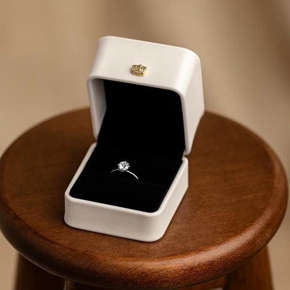 Luxury PU Leather Ring Box – Engagement Ring Box –  Wedding gift – Jewelry box – Best seller – Proposal Jewelry Case – Gift For Her Him