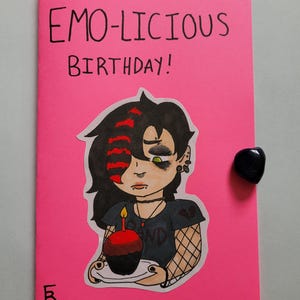 Emo-Licious Birthday Cards