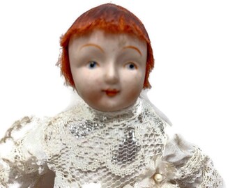 antique bride doll